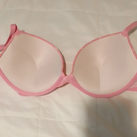 Pink Heart Patterned Bra - Picture 3 of 6